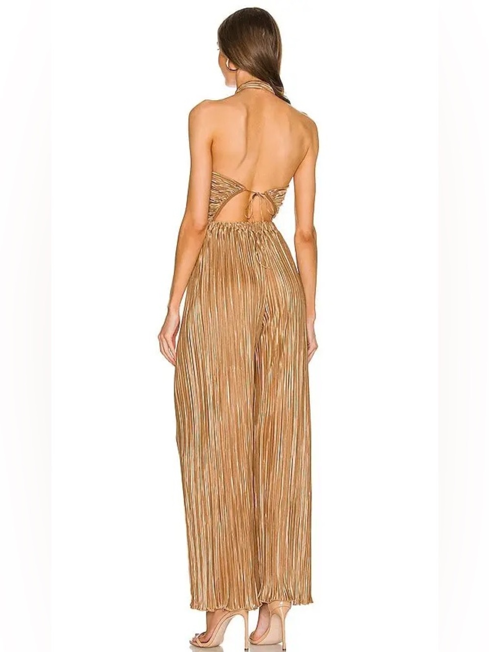 LPA Baina Cutout Halterneck Jumpsuit Size M - Picture 2 of 12